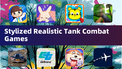 Stilisierte realistische Panzerkämpfe