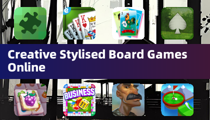 Jogos de Tabuleiro Estilizados Criativos Online