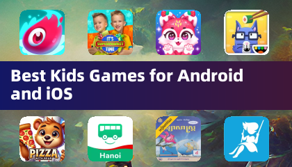 Meilleux jeux pour enfants sur Android et iOS