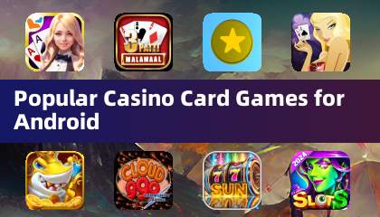 Beliebte Casino-Kartenspiele für Android