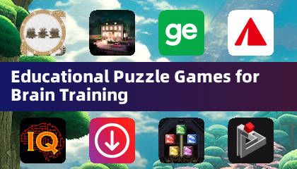Jogos de quebra-cabeça educativos para treinamento cerebral